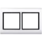 Merten 400219 AQUADESIGN-Rahmen 2-fach polarweiß 