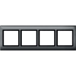Merten 400414 AQUADESIGN-Rahmen 4-fach anthrazit 