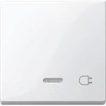 Merten 435219 Wippe mit Kontrollfenster und Aufdruck Steckdose polarweiß glänzend System M 