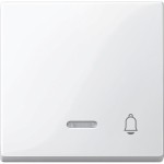 Merten 435819 Wippe mit Kontrollfenster und Aufdruck Klingel polarweiß glänzend System M 