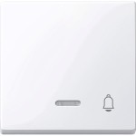 Merten 435825 Wippe mit Kontrollfenster und Aufdruck Klingel aktivweiß glänzend System M 