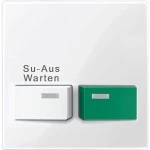 Merten 452119 Zentralplatte für Dienstzimmereinheit polarweiß glänzend System M 
