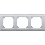 Merten 486360 M-PLAN-Rahmen 3-fach aluminium 