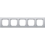 Merten 486560 M-PLAN-Rahmen 5-fach aluminium 