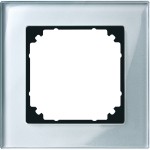 Merten 489160 M-PLAN-Echtglasrahmen 1-fach Diamantsilber 