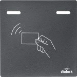 Merten 587514 Zentralplatte für Häfele Dialock MertenWT anthrazit System M 