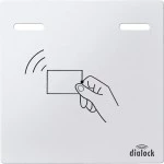 Merten 587519 Zentralplatte für Häfele Dialock MertenWT polarweiß System M 