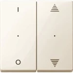 Merten 619544 Wippen für Tastermodul 2-fach mit Aufdruck 1/0 und Auf/Ab cremeweiß glänzend System M 