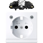 Merten MEG2334-0325 Erweiterungsset LED Beleuchtung für Schuko-Steckdosen aktivweiß glänzend System M 