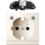 Merten MEG2334-0344 Erweiterungsset LED Beleuchtung für Schuko-Steckdosen cremeweiß glänzend System M 