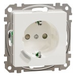 Merten MEG2380-0319 Connected Schuko-Steckdose 16A System M Thermoplast brillant Polarweiß glänzend 