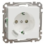 Merten MEG2380-0325 Connected Schuko-Steckdose 16A System M Thermoplast brillant Aktivweiß glänzend 
