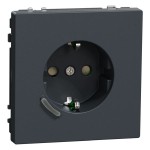Merten MEG2380-6034 Connected Schuko-Steckdose 16A System Design Thermoplast lackiert Anthrazit 
