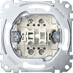 Merten MEG3055-0000 Doppeltaster-Einsatz 2 Schließer 1-polig 10A AC 250V Schraub-Liftklemmen 