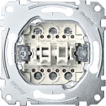 Merten MEG3059-0000 Doppeltaster-Einsatz 2Wechsel 1-polig 10A AC 250V Schraub-Liftklemmen 
