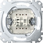 Merten MEG3153-0000 Doppeltaster-Einsatz 1 Schließer 1-polig + 1 Öffner 1-polig 10A AC 250V Steckklemmen 