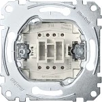 Merten MEG3154-0000 Taster-Einsatz mit separatem Meldekontakt Schließer 1-polig 10A AC 250V Steckklemmen 