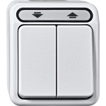 Merten MEG3755-8019 Rollladentaster 1-polig polarweiß AQUASTAR 