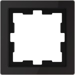 Merten MEG4010-6503 D-Life Glas Rahmen 1-fach Onyxschwarz 