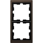 Merten MEG4020-6552 D-Life Metall Rahmen 2-fach Moccametallic 