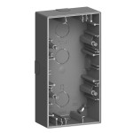Merten MEG4024-6534 Merten System Design Aufputzgehäuse 2-fach Anthrazit 