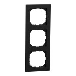 Merten MEG4030-3603 M-Pure-Rahmen 3-fach schwarz matt M-Pure 