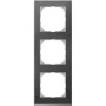 Merten MEG4030-3669 M-Pure Decor-Rahmen 3-fach Schiefer/aluminium M-Pure Decor 