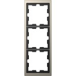 Merten MEG4030-6550 D-Life Metall Rahmen 3-fach Nickelmetallic 