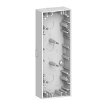 Merten MEG4034-6535 Merten System Design Aufputzgehäuse 3-fach Lotosweiß 