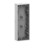 Merten MEG4034-6536 Merten System Design Aufputzgehäuse 3-fach Edelstahl 