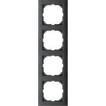 Merten MEG4040-3614 M-Pure-Rahmen 4-fach anthrazit M-Pure 