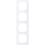 Merten MEG4040-3625 M-Pure-Rahmen 4-fach aktivweiß M-Pure 