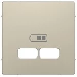Merten MEG4367-6033 Zentralplatte für USB Ladestation-Einsatz Sahara System Design 