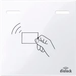 Merten MEG4449-0325 Zentralplatte für Häfele Dialock MertenWT aktivweiß glänzend System M 