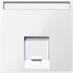 Merten MEG4573-0319 Zentralplatte für Schneider Electric-Connector 1-fach polarweiß glänzend System M 