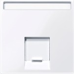 Merten MEG4573-0325 Zentralplatte für Schneider Electric-Connector 1-fach aktivweiß glänzend System M 