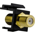 Merten MEG4586-0001 BNC-F-Keystone schwarz 