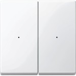Merten MEG5220-0319 Wippen für Taster-Modul 2-fach polarweiß glänzend System M 