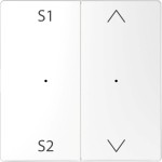 Merten MEG5227-6035 Wippen für Taster-Modul 2-fach (Szene1/2 Auf/Ab) Lotosweiß System Design 