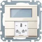 Merten MEG6241-0344 Raumtemperaturregler mit Display cremeweiß glänzend System M 