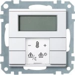 Merten MEG6241-0419 Raumtemperaturregler mit Display polarweiß System M 
