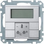 Merten MEG6241-0460 Raumtemperaturregler mit Display aluminium System M 