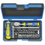 Klauke KL361 Steckschlüssel-Bit-Set 1/4 Zoll 29-teilig 