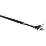 Erdkabel PVC schwarz NYY-J 7x1,5mm² RE Meterware 