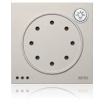 Ritto 1876030 Portier Türsprechmodul mit Lichttaste titan 