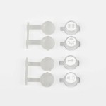 Ritto RGE1275201 Tastenknopfsatz Für 17875 17877 Weiß 