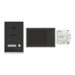 Ritto RGE2094150 Listo Video Einfamilienhaus-Set TwinBus IP Anthrazitgrau UP 