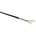 Erdkabel PVC schwarz NYY-J 3x4mm² RE Meterware 