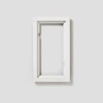 Siedle KR611-2/1-0W Kombirahmen Weiß 200016401-00 