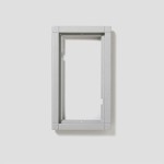Siedle KR611-2/1-0SM Kombirahmen Silber-Metallic 200016831-00 